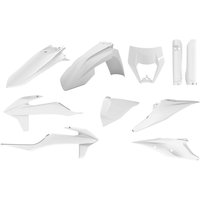 Polisport Enduro Plastics Kit - KTM EXC 150/250/300 & EXC-F 250/350/450/500 2020-22 - White