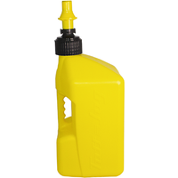 Image of Tuff Jug 10 Litre Fuel Can With Ripper Cap - Yellow/Yellow