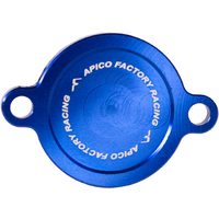 Apico Oil Filter Cover - Kawasaki KXF450 2016-18 - Blue