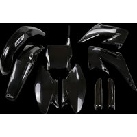 Image of HOKIT103F@001 - HOKIT103@001 - UFO Full Plastics Kit - Honda CR 125/250 2005-07 - Black