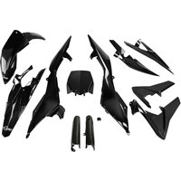 HUKIT612F@001 - HUKIT612@001 - UFO Full Plastics Kit - Husqvarna TC449 2011-13 - Black