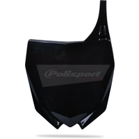 Polisport Front Number Board - Yamaha YZF250 2010-18, YZF450 2010-17, YZ 125/250 2015-20 - Black