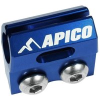 Apico Brake Hose Clamp - Yamaha YZ65 2018-24, YZ85 2019-24, YZ 125/250 2009-24 - Blue