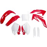 Image of HOKIT105F@999 - UFO Full Plastics Kit - Honda CRF250R 2006-07 - OEM