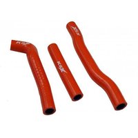 Image of WM022O - WM022O - KSX Radiator Hose Kit - KTM SX125 & Husqvarna TC125 2016-18 - Orange