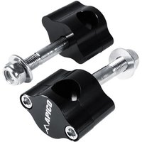 Apico Single Bolt Handlebar Mounting Kit For 22.2mm Bars - Black