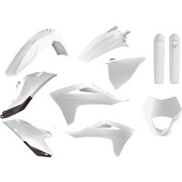Polisport Full Enduro Plastics Kit - Gas Gas EC 250/300 & EC 250/350 F 2020-23 - White