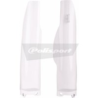 Polisport Lower Forks Guards - Kawasaki KX 125/250 2004-08, KXF 250/450 2004-05 - White