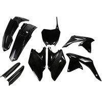 Image of SUKIT411F@001 - UFO Full Plastics Kit - Suzuki RMZ250 2010 - Black