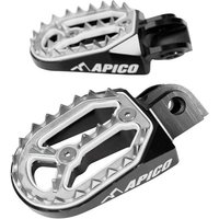 Apico Pro-Bite Foot Pegs - Suzuki RMZ250 2010-23, RMZ450 2012-23 - Black