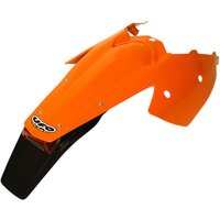 KT03081#127 - KT03081#127 - UFO Enduro Rear Fender With Tail Light - KTM EXC 125/200/300 2004-07 - Orange