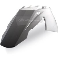 Polisport Rear Fender/ Side Panels - Gas Gas EC125-450 2007-09 - White