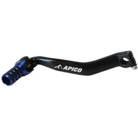 Apico Elite Gear Pedal - Yamaha YZF250 2001-05, YZF450 2003-05 - Black/ Blue