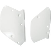 YA02814#046 - UFO Side Panels For Yamaha YZ125 1989-1990 - White