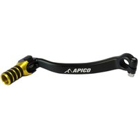 Apico Elite Gear Pedal - Suzuki RMZ450 2005-07 - Black/ Yellow