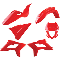 Polisport Restyle Plastics Kit - Beta RR 125/250/300/350/390/430/480 2T & 4T 2018-19 - Red