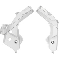 Polisport Frame Protectors - Husqvarna TC/FC/TX/FX 2019-22, TE/FE 2020-22, Gas Gas MC/MC-F/EC/EC-F 2021-22 - White