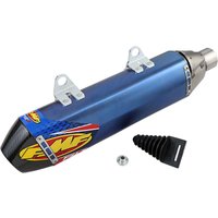 045570 - FMF Factory 4.1 RCT Slip-On Titanium/ Carbon Silencer - Blue - Husqvarna FC 250/350/450 2014-15, FE501 2014-16