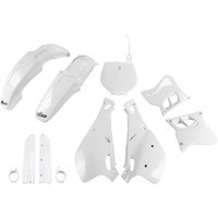 Image of YAKIT295F@999 - UFO Full Plastics Kit - Yamaha YZ125 1993-95 - White (OEM)