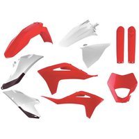 Polisport Plastics Kit - Gas Gas MC125-250, MC250F-450F 2021-23 - Red/White