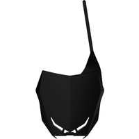 Polisport Front Number Board - Suzuki RMZ250 2019-23, RMZ450 2018-23 - Black