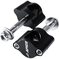 Apico Single Bolt Handlebar Mounting Kit For 28.6mm Fat Bars - Black