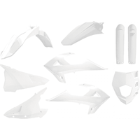 Polisport Enduro Plastics Kit - Gas Gas EC 250/300 2018-20 - White