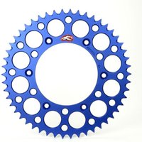 Image of Renthal Ultralight Rear Sprocket - Yamaha YZ/YZF/WRF 125-450 1999-2024 - 47T Blue