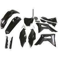 HOKIT123F@001 - HOKIT123@001 - UFO Full Plastics Kit - Honda CRF250R 2018, CRF450R 2017-18 - Black