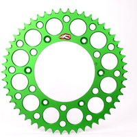 Image of Renthal Ultralight Rear Sprocket - Kawasaki KX65 2000-24, Suzuki RM65 2003-05 - 47T Green