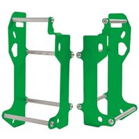 CrossPro Aluminium Radiator Braces - Kawasaki KXF250 2010-16 - Green