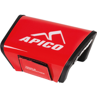 Apico Trial Performance Oversize Handlebar Pad - Red