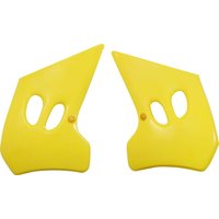 SU02945#101 - SU02945#101 - UFO Radiator Scoops - Suzuki RM 125/250 1994-95 - Yellow