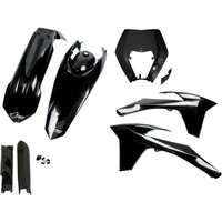 KTKIT521F@001 - UFO Full Plastics Kit - KTM EXC 125/200/250/300/450/500 2012-13 - Black