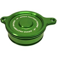 Apico Oil Filter Cover - Kawasaki KXF450 2006-15, KLX 450 2008-15 - Green