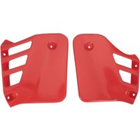 HO02602#061 - HO02602#061 - UFO Radiator Scoops - Honda CR125 1987-88 - Red