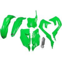 KAKIT227F@AFLU - KAKIT227@AFLU - UFO Full Plastics Kit - Kawasaki KXF450 2019-20 - Fluro Green
