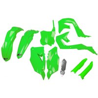 Image of KAKIT227F@AFLU - UFO Full Plastics Kit - Kawasaki KXF450 2019-20 - Fluro Green