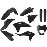 Polisport Enduro Plastics Kit - Gas Gas EC 250/300 & EC 250/350F 2021-23 - Black