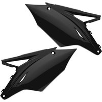 Polisport Side Panels - Kawasaki KXF250 2017-18, KXF450 2016-18 - Black
