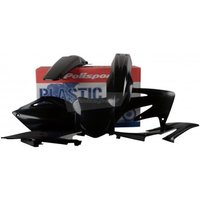 Polisport Full Plastics Kit - Honda CRF250R 2008 - Black
