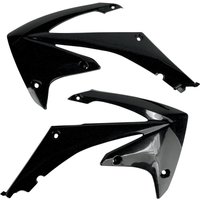 HO04637#001 - HO04637#001 - UFO Radiator Scoops - Honda CRF250R 2010-13, CRF450R 2009-12 - Black