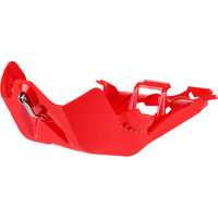 Polisport Fortress Skid Plate With Linkage Protector - Beta RR 350/390/430/480/500 2020-23 - Red