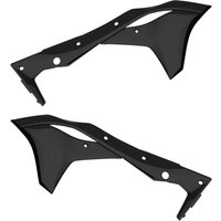 Image of Polisport Radiator Scoops - Kawasaki KXF250 2017-20 - Black