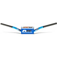 Image of R00133C-LBW - Neken Radical Design Fat Bar Handlebars - 110mm Rise - Blue/ White