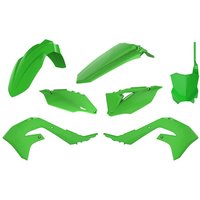 Polisport Plastics Kit - Kawasaki KXF250 2021-24, KXF450 2019-23 - OEM '20 (Green)