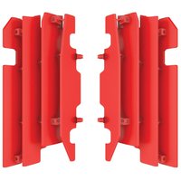 Image of Polisport Radiator Louvres - Honda CR 125/250 2000-04, CRF450R 2003-04 - Red
