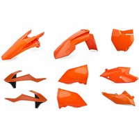 Polisport Plastics Kit - KTM SX 125/150/250 & SXF 250/350/450 2016-18 - Orange