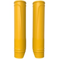 Image of Polisport Upper MX Suspension Fork Protectors - Yellow