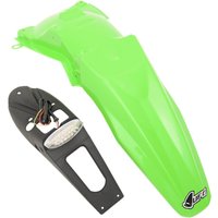 KA03791#026 - KA03791#026 - UFO Enduro Rear Fender With Tail Light - Kawasaki KLX450R 2008-18 - Green